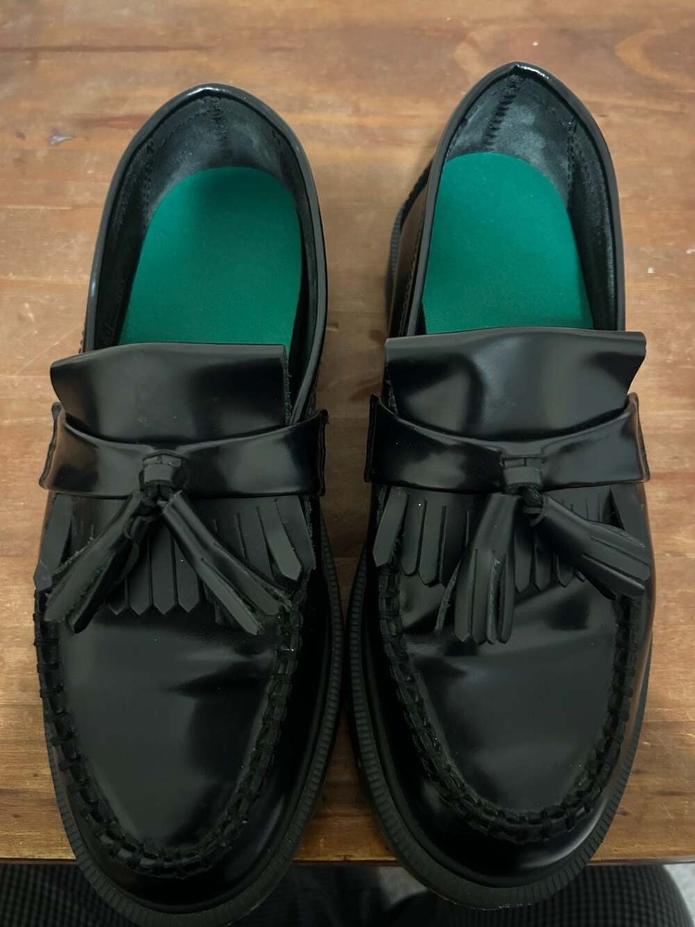 Dr. Martens Adrian Black Smooth Tassel Loafers Size 7 Men’s - Picture 8 of 10